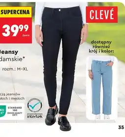 Biedronka Jeansy damskie Clevé oferta