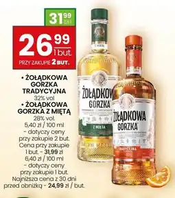 Twój Market Wódka Żołądkowa Gorzka z Miętą 28% oferta