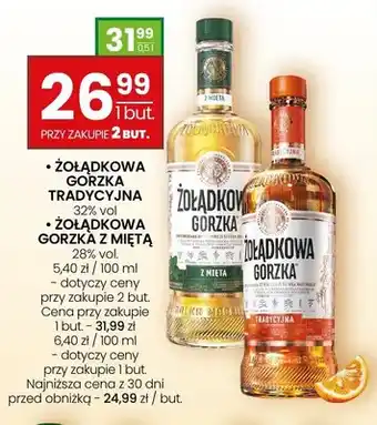Wódka Żołądkowa Gorzka z Miętą 28%