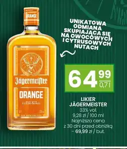Twój Market Likier Jägermeister Orange 33% vol oferta