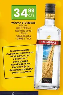 Twój Market Wódka Stumbras 40% vol oferta