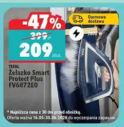 Biedronka Żelazko TEFAL Smart Protect Plus FV6872E0 2800W oferta