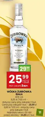 Twój Market Wódka Żubrówka Biała 40% vol oferta