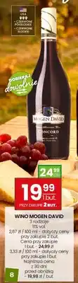 Twój Market Wino Mogen David czerwone półsłodkie 11% vol oferta
