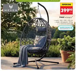 Biedronka Fotel wiszący MEVEN 100x100x195cm oferta