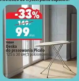 Biedronka Deska do prasowania TADAR Picalo 125x30cm z pokrowcem oferta