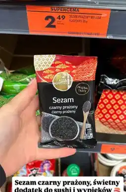 Biedronka Sezam czarny prażony Asia Flavours oferta