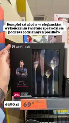 Biedronka Komplet sztućców AMBITION oferta