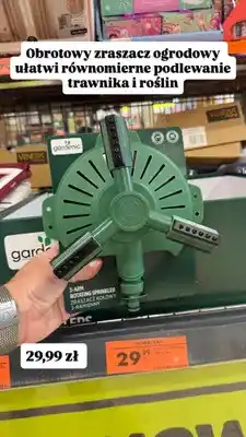 Biedronka Zraszacz kołowy 3-ramienny Gardenic oferta