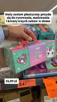 Biedronka Zestaw plastyczny LOOZZ 42 elementy oferta