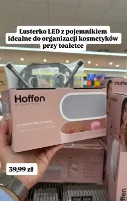 Biedronka Lusterko LED z pojemnikiem Hoffen oferta