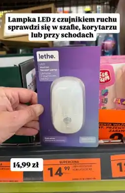 Biedronka Lampka LED z czujnikiem ruchu lethe oferta