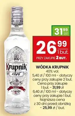 Twój Market Wódka Krupnik 40% vol oferta