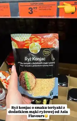 Biedronka Ryż konjac o smaku teriyaki z dodatkiem mąki ryżowej Asia Flavours oferta