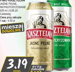 Słoneczko Kasztelan Piwo Jasne Pełne oferta