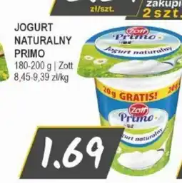 Słoneczko Zott Primo Jogurt naturalny oferta