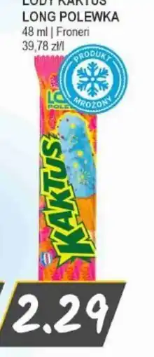 Słoneczko Lody Kaktus Long Polewka oferta