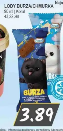 Słoneczko Koral Lody Burza/Chmurka oferta