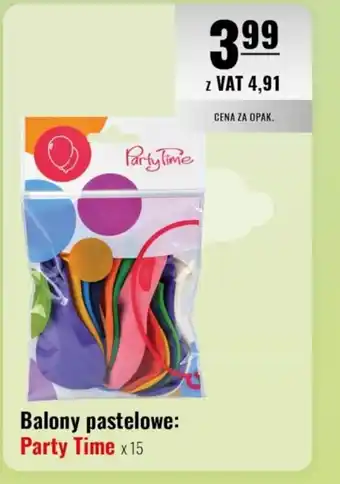 Eurocash Balony pastelowe: Party Time oferta