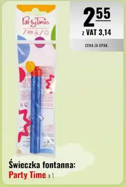 Eurocash Świeczka fontanna: Party Time oferta