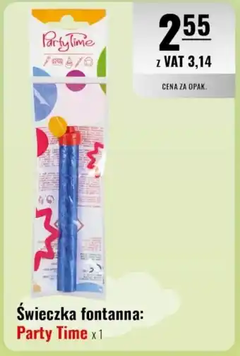 Eurocash Świeczka fontanna: Party Time oferta