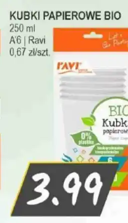 Słoneczko Ravi Kubki papierowe bio oferta