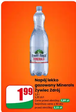 Dino Napój lekko gazowany Minerals Żywiec Zdrój oferta