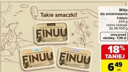 Carrefour Miks do smarowania FINUU 200 g różne rodzaje oferta