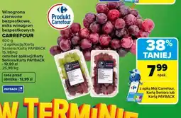 Carrefour Winogrona czerwone bezpestkowe, miks winogron bezpestkowych oferta