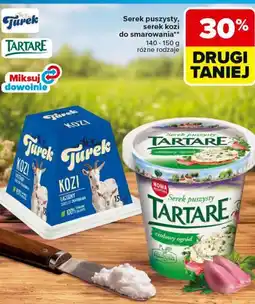 Carrefour Serek puszysty, serek kozi do smarowania** Turek, TARTARE oferta