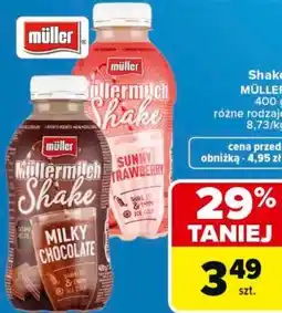 Carrefour Shake MÜLLER 400 g różne rodzaje oferta