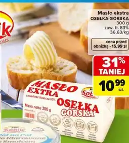 Carrefour Masło ekstra OSEŁKA GÓRSKA Sobik oferta