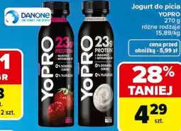 Carrefour Jogurt do picia YOPRO 270 g różne rodzaje oferta