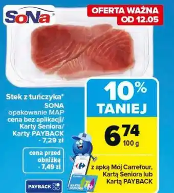 Carrefour Stek z tuńczyka* SONA oferta