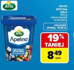 Carrefour Serek APETINA ARLA 200 g różne rodzaje oferta