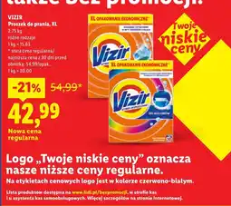 Lidl Proszek do prania Vizir oferta