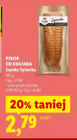 Lidl Szynka Pikok oferta