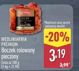 ALDI Boczek Wędliniarnia Premium oferta