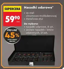 Biedronka Zestaw nasadek i bitów udarowych NITEO PRO 21szt oferta