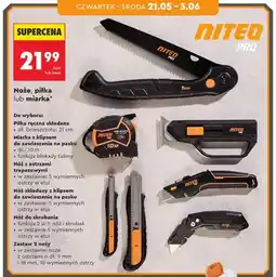 Biedronka Noże, piłka lub miarka NITEO PRO oferta