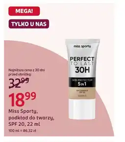 Rossmann Podkład do twarzy Miss Sporty oferta
