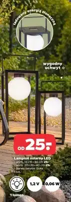 Netto Lampion solarny LED 15x15x30cm oferta