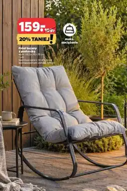Netto Fotel bujany z poduszką 65,5x115x75cm oferta