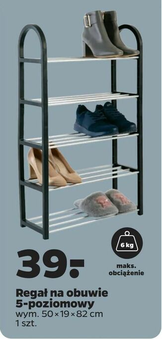 Netto Regał na obuwie 5-poziomowy oferta