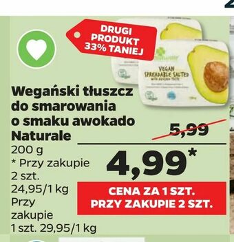Netto Wegański tłuszcz do smarowania o smaku awokado Naturale oferta