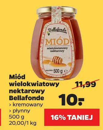 Netto Miód wielokwiatowy nektarowy Bellafonde oferta