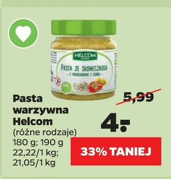 Netto Pasta warzywna Helcom oferta