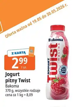 E.Leclerc Jogurt pitny Twist Bakoma oferta