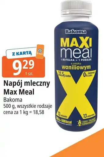 E.Leclerc Napój mleczny Max Meal Bakoma oferta