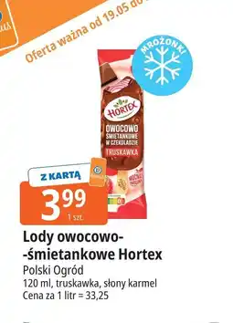 E.Leclerc Lody owocowo-śmietankowe Hortex oferta
